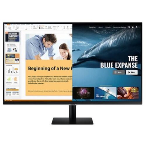 Samsung monitor 68,6 cm (27,0&amp;quot;) S27AM504NR 1920x1080 smart tv tizen va 8ms 2xHDMI 2xUSB zvočniki bt wifi HDR10 M5 daljinsko upravljanje, (20521708) Slike