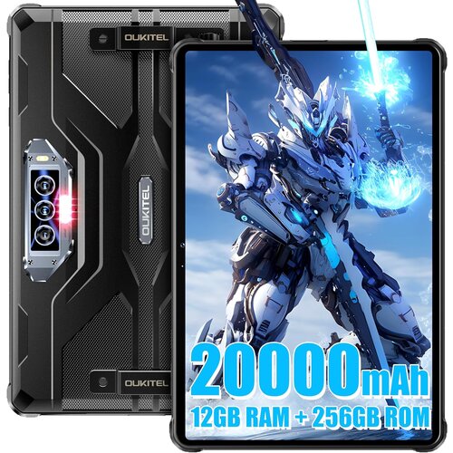 Oukitel RT8 12GB/256GB/TF 1TB, 4G-LTE črna Trpežna tablica računalnik, 20000mAh 11" Android 13, (21316764) Cene