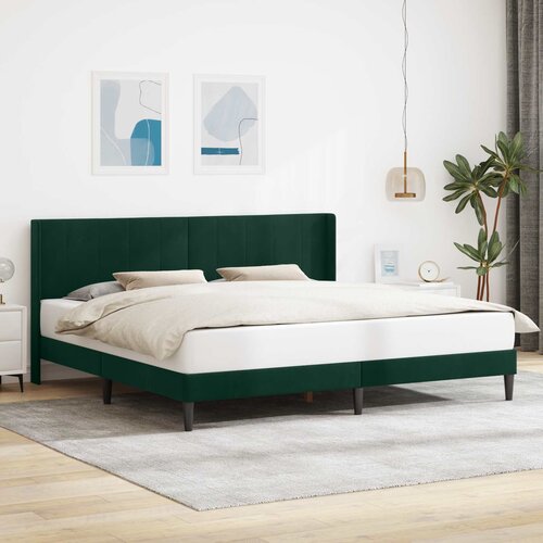  Krevetna konstrukcija Tamnozelena 200 x 200 cm Bar&scaron;un Cijene