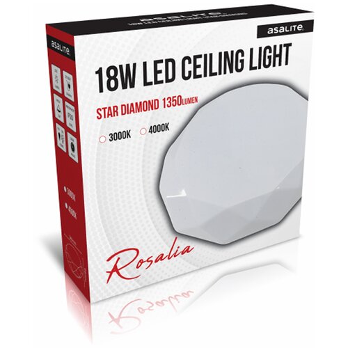  stropna led luč, diamant, 18W star, 3000K, 1350lm Cene