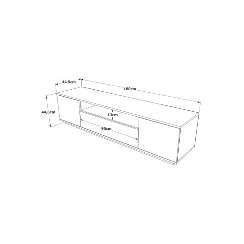 Hanah home tv polica Fr7 s Slike