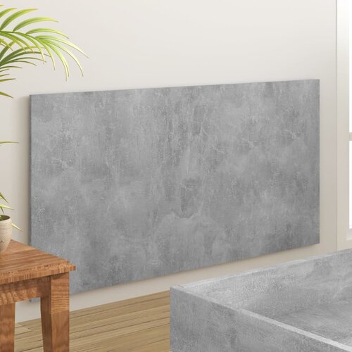  Uzglavlje za krevet siva boja betona 160 x 1,5 x 80 cm drveno Slike