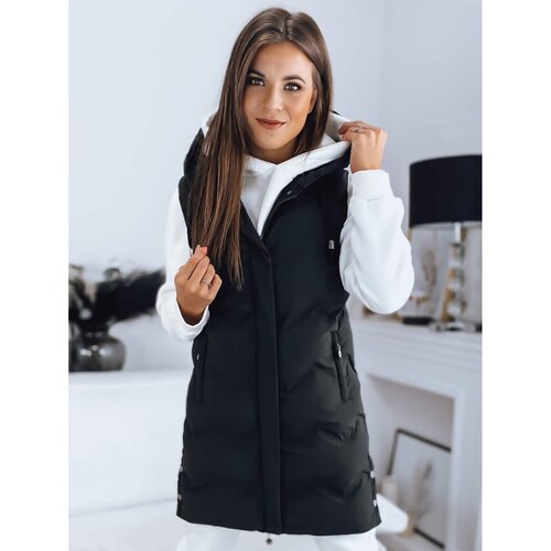DStreet Women&amp;#039;s quilted vest TAMIRA black TY3220 Slike