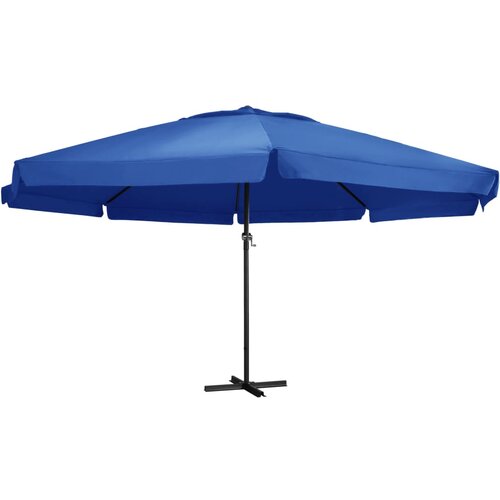  Vrtni suncobran s aluminijskim stupom 500 cm azurnoplavi Cene