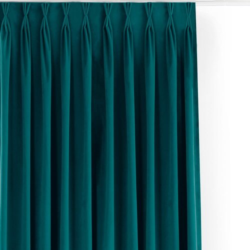 Filumi Modrozelena žametna zavesa za delno zatemnitev 200x250 cm Velto &amp;ndash; Slike