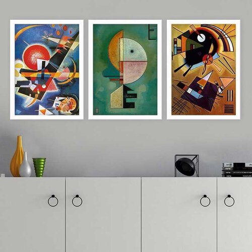 Wallity Set uramljenih slika 3BC_UN287405 , 3 Dela Cene