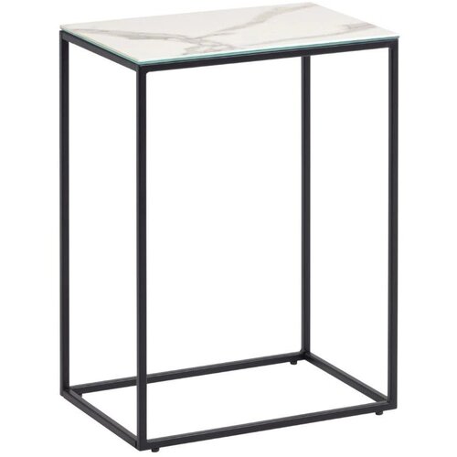 Kave Home Pomoćni stol s keramičkom daskom 30x45 cm Rewena &ndash; Cijene