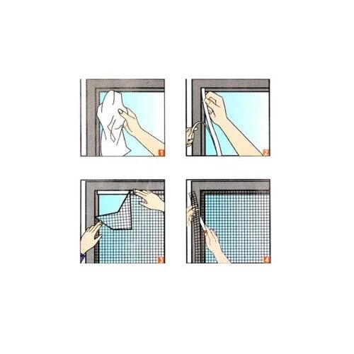  Mreža Bijela za&amp;scaron;titna za komarce 150x90 cm Slike