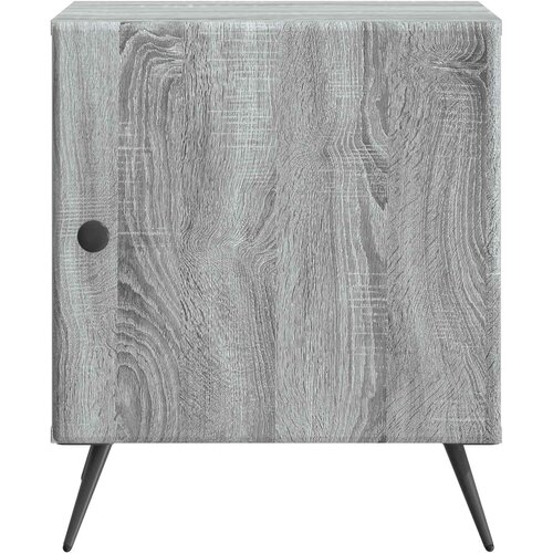  Noćni ormar Siva sonoma 43 x 34,5 x 50 cm Konstruirano drvo Slike