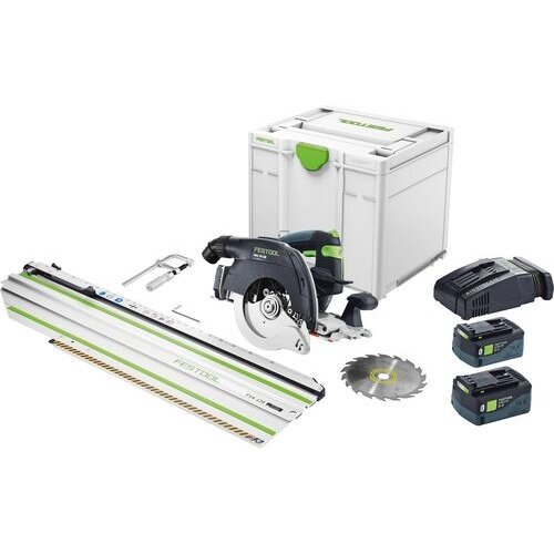Festool Baterijski cirkular HKC 55 5,0 EBI-Set-FSK 420, F 577675 Cene