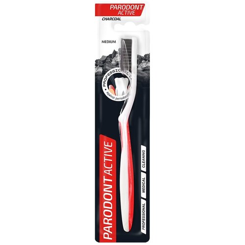 Paradont Active Četkica za zube Charcoal Medium Cene
