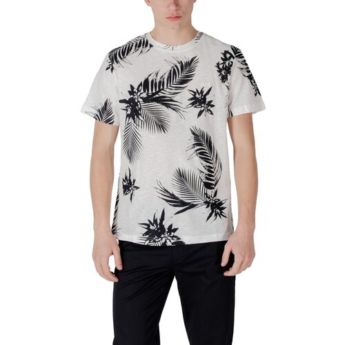 Antony Morato Polo majice dolgi rokavi REGULAR FIT WITH EMBROIDERED LOGO MMKS02508-FA140283 Bela Cene