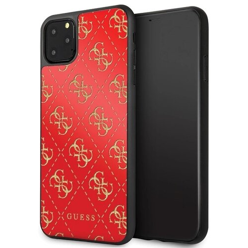 Guess OVITEK TRDI ZA IPHONE 11 PRO MAX RDEČ DVOSLOJNI Z BLE&Scaron;ČICAMI, (21833678) Cene