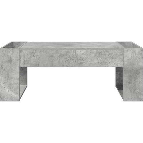  Stolić za kavu Betonski sivi 110 x 50 x 41 cm Konstruirano drvo Slike