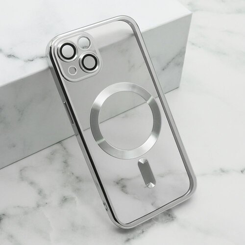 Nedefinisano maska camera protect magsafe za iphone 13 (6.1) srebrna Slike