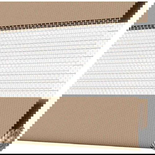 vidaXL Zebra senčilo peščeno rjava 50x150 cm tkanina širina 45,9 cm Cene