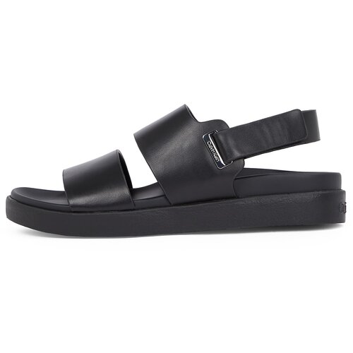 Calvin Klein Sandali Flat Adj Sandal Eyelet HW0HW02488 Črna Cene