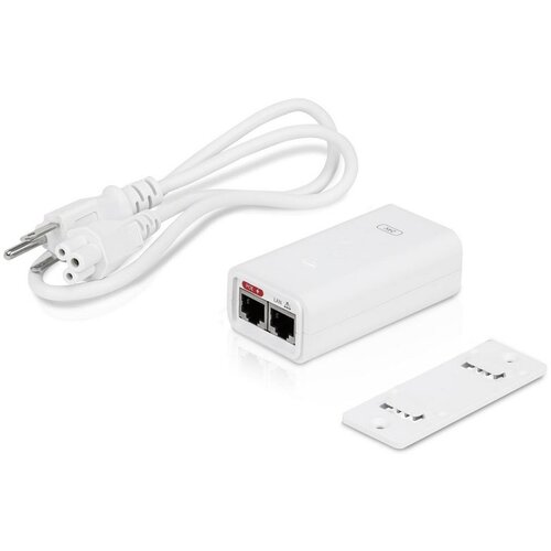 Ubiquiti Power supply 24V 0.5A Gigabit with PoE injector, POE-24-12W-G-WH Cene