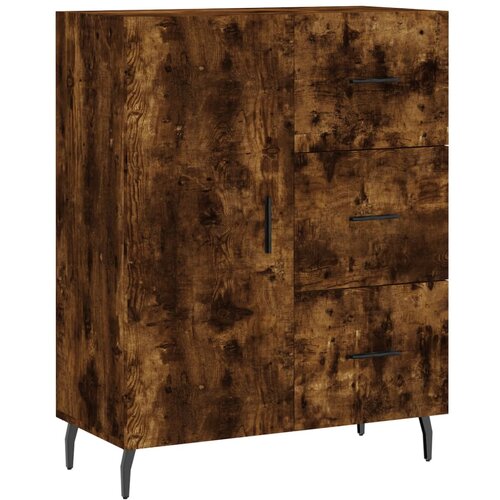 Maison Chic Komoda - Predalnik dimljeni hrast 69,5x34x90 cm inženirski les, (21717725) Cene