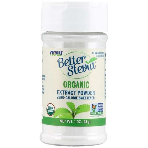 Now Foods Naravno sladilo stevia v prahu NOW (28 g) Slike
