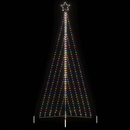 vidaXL Lučke za novoletno jelko 570 LED diod barvita 399 cm Cene