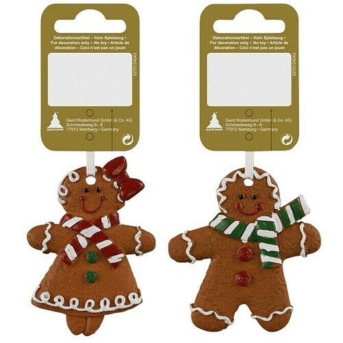  dekorativni privjesak paprenjak (promjer: 6,5 cm, smeđa, poliesterska smola, 1 kom.) Cijene