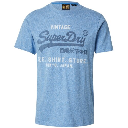 Superdry Majice s kratkimi rokavi 259923 Modra Cene