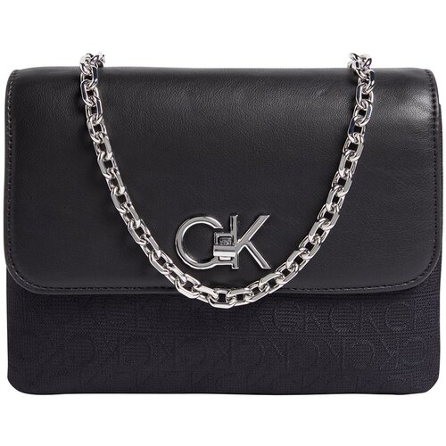 Calvin Klein Handbag Women / Girl Black Jacquard Mono Slike