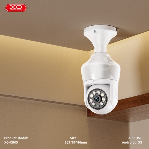 XO sigurnosna kamera CR05 3MP wifi bt Slike