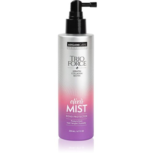 Arganicare Elixir Trio Force za&amp;scaron;čitno pr&amp;scaron;ilo za lase 200 ml Slike