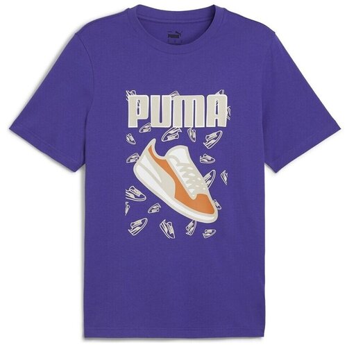 Puma Majice s kratkimi rokavi Graphics Sneaker Tee Modra Cene