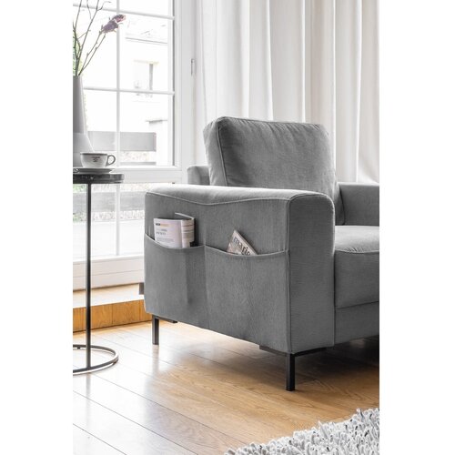 Miuform Siva fotelja od samta Lofty Lilly &amp;ndash; Slike