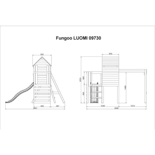 Fungoo Set LUOMI - drveno dječje igrali&amp;scaron;te Slike