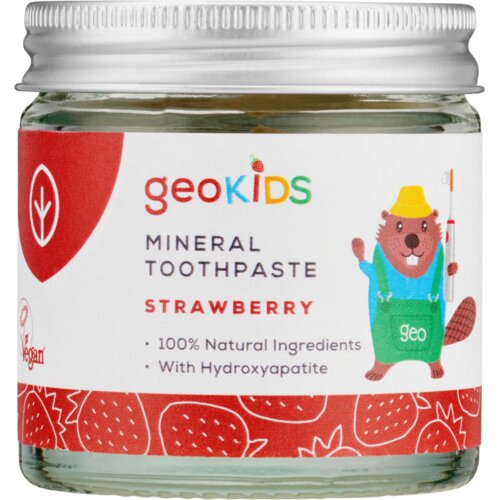  geoKIDS Mineral Toothpaste Strawberry &amp;amp; Hydroxyapatite - 50 ml Slike