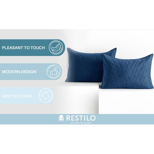 Restilo Ukrasna jastučnica Laila 50x70 cm, indigo Slike