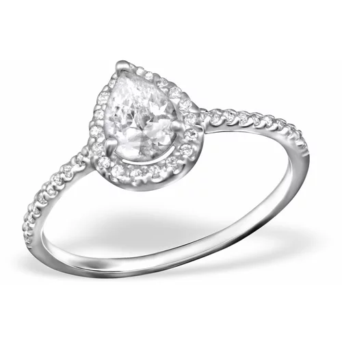 Kesi Silver Engagement Ring Luxury Princes IV