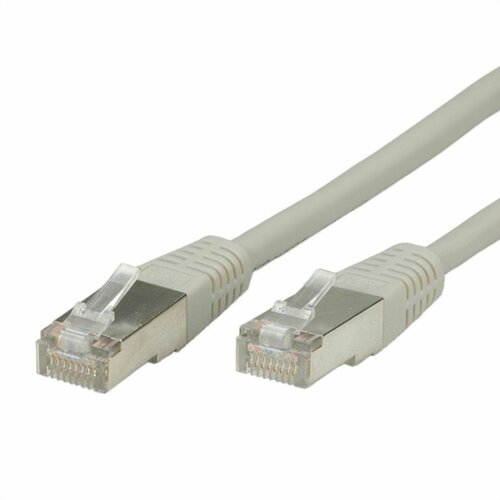 Secomp roline s/ftp(pimf) cable Cat.7 with RJ45 connector 500 mhz lsoh grey 0.5m Cene