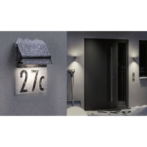 PAULMANN 94694 - LED/0,2W IP44 solarni kućni broj neda 3,7V Slike