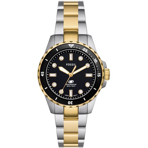 Fossil Ročna ura Blue ES5349 Zlata Cene