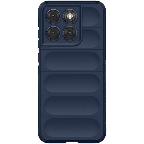 AVIZAR Ovitek za Motorola Edge 70 Fusion s silikonsko teksturo reliefa, Nočno modra, (5000274075) Cene