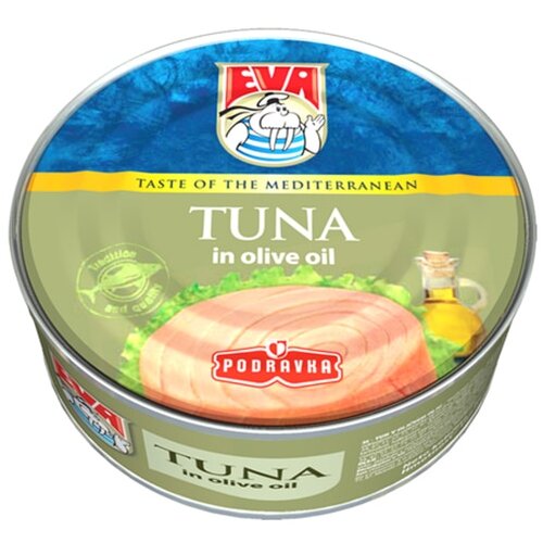 Eva komadići tune u maslinovom ulju 160 g Slike