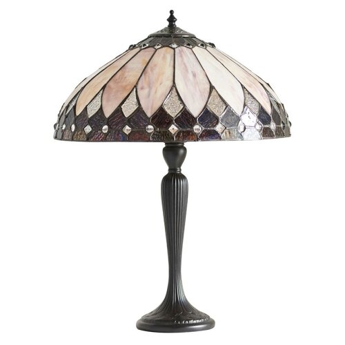  Endon 63982 - Stona lampa Tiffany BROOKLYN 1xE27/60W/230V prečnika 40 cm Slike