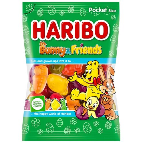 Haribo gumene bombone bunny &amp;amp; friends 90g Slike