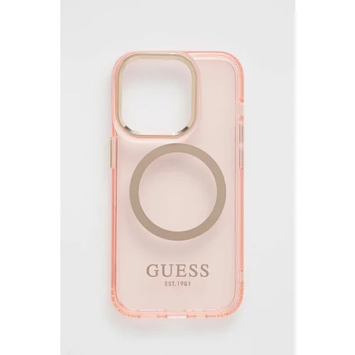 Guess Etui za telefon iPhone 14 Pro 6,1" boja: ružičasta