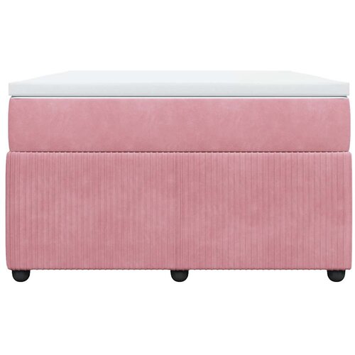 Box spring krevet s madracem ružičasti 120 x 200 cm bar&amp;scaron;unasti Slike