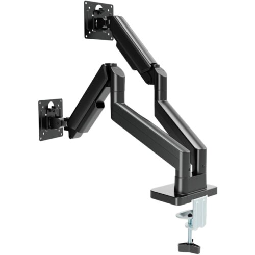  NOSAČ ZA DVA MONITORA GEMBIRD MA-DA2-06, montaža na sto, 17” up to 32”, up to 10 kg, black Cene