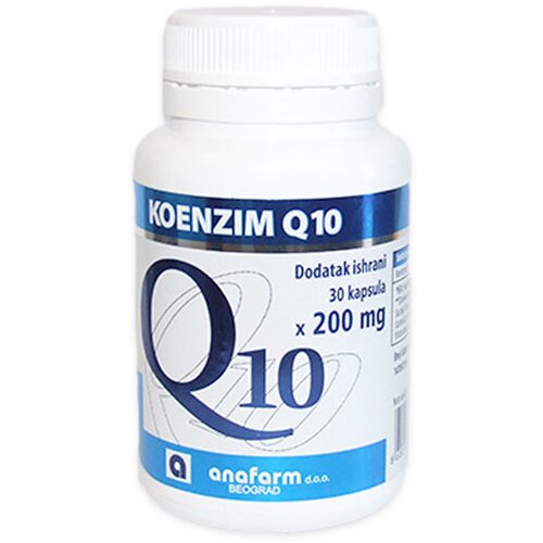 Anafarm koenzim Q10 200mg 30 kapsula 116525 Cene