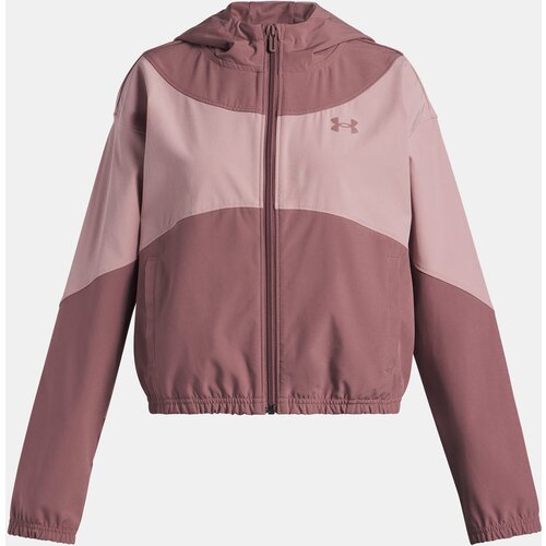 Under Armour Girl&amp;#039;s jacket UA Rival Woven HD Jacket-BRN - Girls Slike