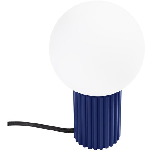 Nice Lamps Temno modra namizna svetilka s steklenim senčilom (vi&amp;scaron;ina 19 cm) Orbital &amp;ndash; Slike