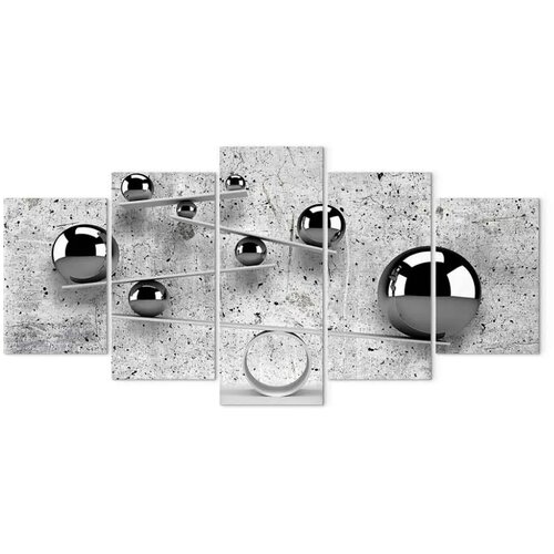  Slika - Balls and Concrete (5 Parts) Wide 200x100 Slike